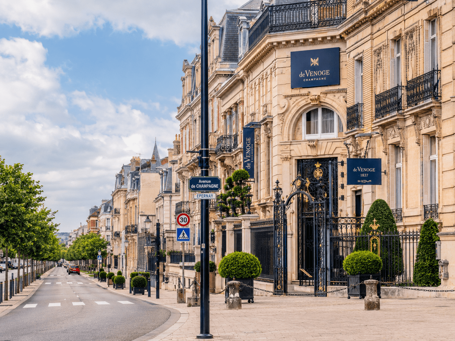 Avenue de Champagne в Эперне